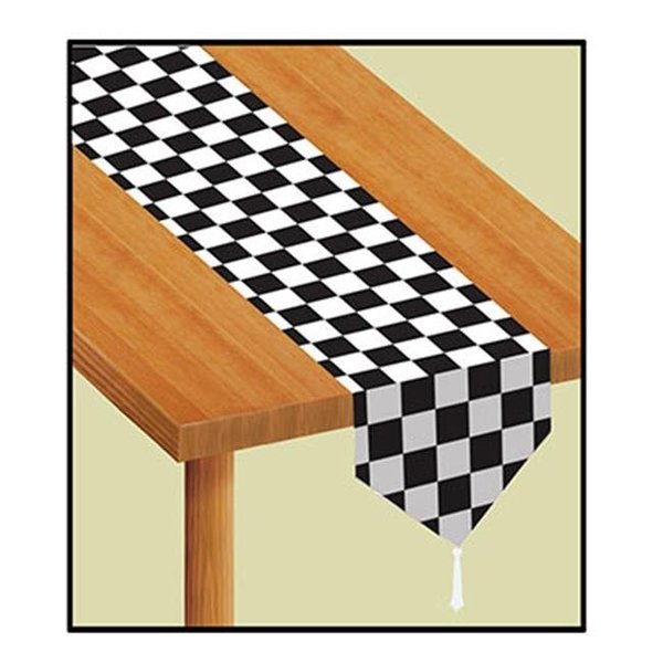 Goldengifts Printed Checkered Table Runner; Pack Of 12 GO122427